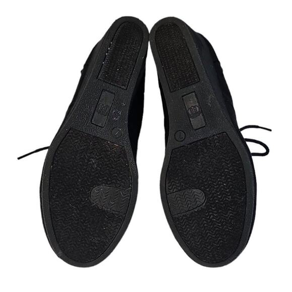 Route 66 Emerson Black Lace-Up Wedge Heel Ankle Bootie Women's Size 7M - Picture 6 of 13